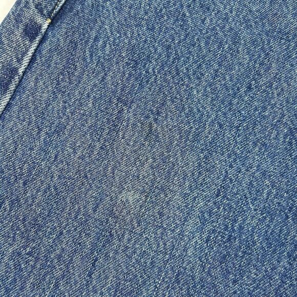 Levis 501 Jeans Mens 33x30 Blue Straight Button Fly American Dark Wash Denim - Picture 6 of 16